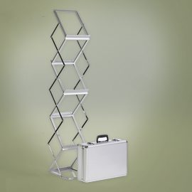Aluminium Zig Zag Literature Stand
