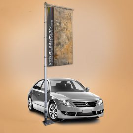 Drive On Telescopic Car Flag